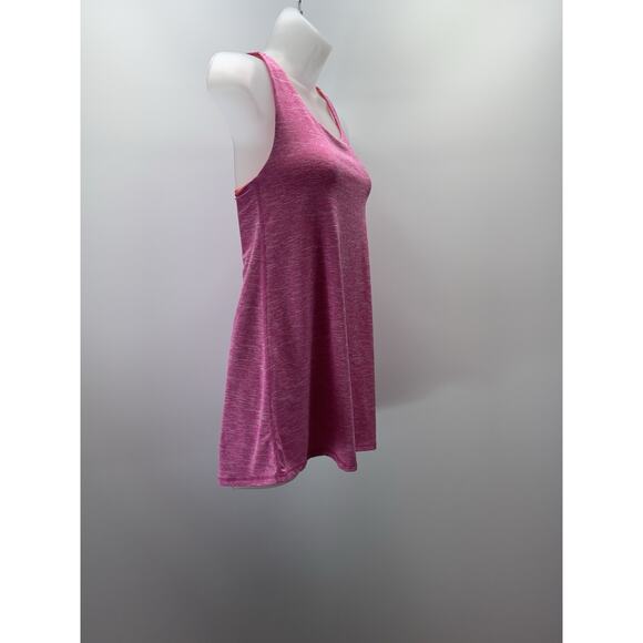 ID Ideology Sleeveless Workout Dress Big Jr/Girls L Pink Shock Heather Racerback - Picture 4 of 9